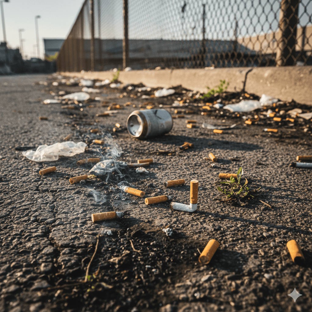 pollution megots